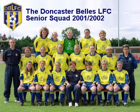 Doncaster Belles: Belles Team Photo 2001/2002